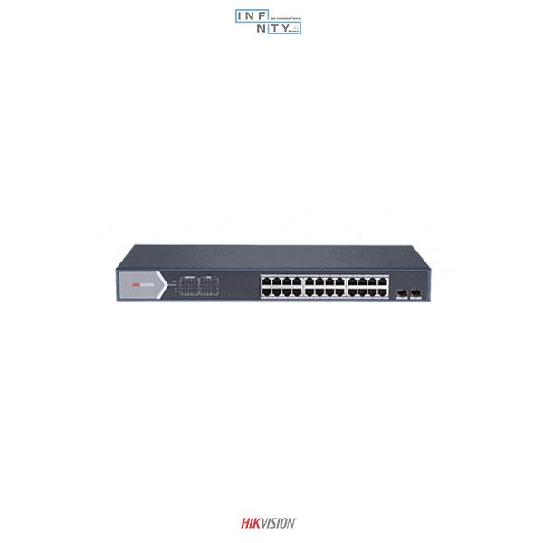 سوئیچ شبکه هایک ویژن Hikvision مدل DS-3E1526P-SI